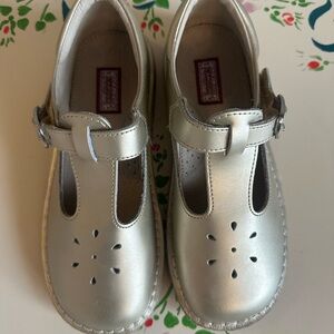 L'Amour Metallic Kids T-Strap Dress Shoes